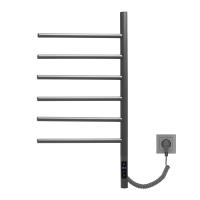 Электрический полотенцесушитель из нержавеющей стали с таймером графит 430 x 797 x 87 VTD-1S2CGE VINCEA