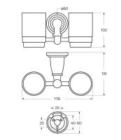 0 цвет Бронза AM-E-2602-D-Br Art&Max
