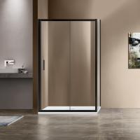 Душевой уголок, прямоугольный VSR-1G1014CLB 1400х1000х1900 профиль черный стекло прозрачное VINCEA