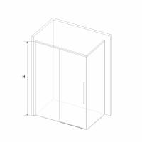 Душевой уголок RGW SV-42-1 (SV-12 + Z-060-2) прямоугольный  120*100*195 323242120-011 профиль Хром стекло Прозрачное 6 мм RGW