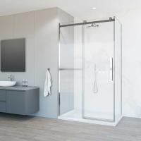Душевой уголок прямоугольный Como Soft VSR-1CS9013CL 1300x900x1950 цвет хром стекло прозрачное Vincea